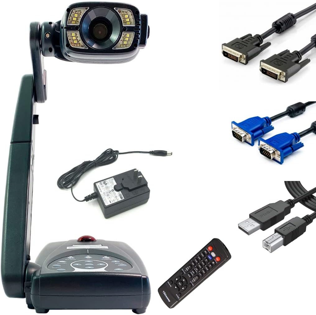 AVer AVerVision 300AF+ Document Camera - 3.2MP, XGA Resolution, 2X Optical Zoom, Black