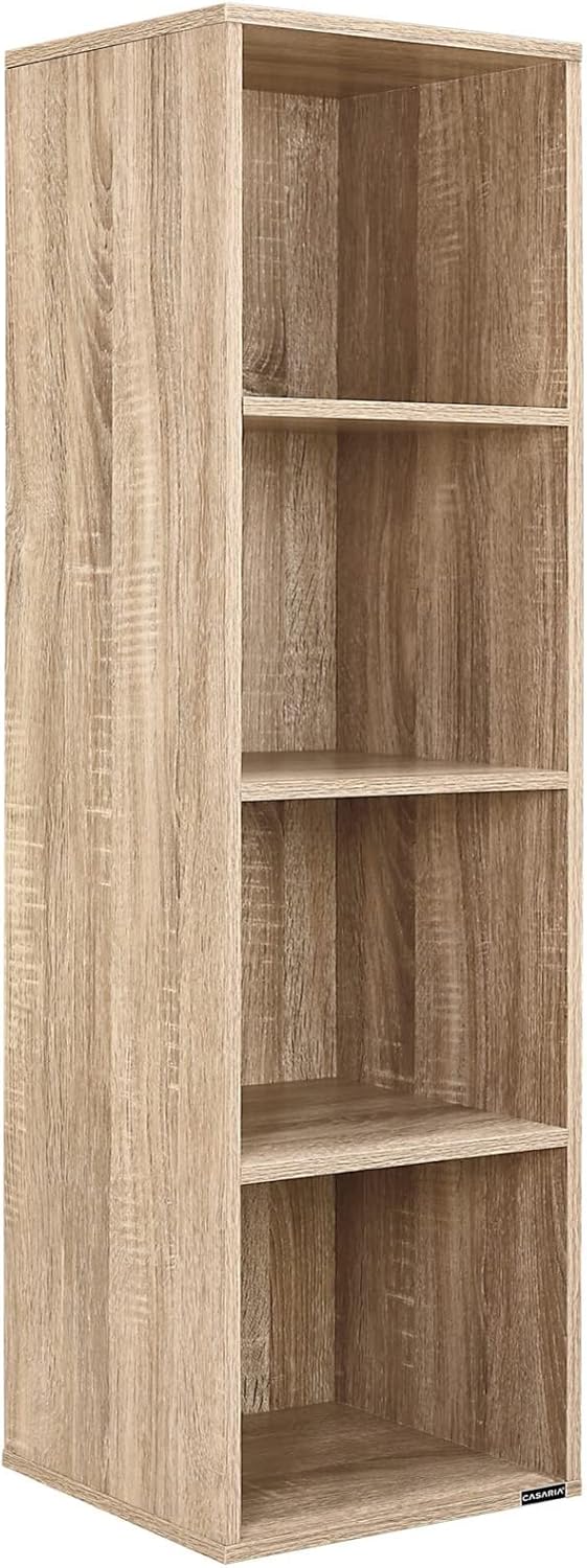 GUODDM Computer Desk Desk Shelf - Oak Bar Bookcase, Floor Standing Home Office Organizer, Small Tabletop Bookcase, for Home Bookstoresfor Offices (Size : Four Floors)