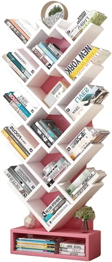 wAxd Rotating Bookshelf Display Shelf Modern Bookcases Living Room Storage Rack Bedroom Children's Bookshelf Simple Bookshelf Racks Perfect and Practical