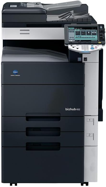 Konica Minolta Bizhub 652 Mono Laser Multifunction Printer Copier Scan 65PPM 552