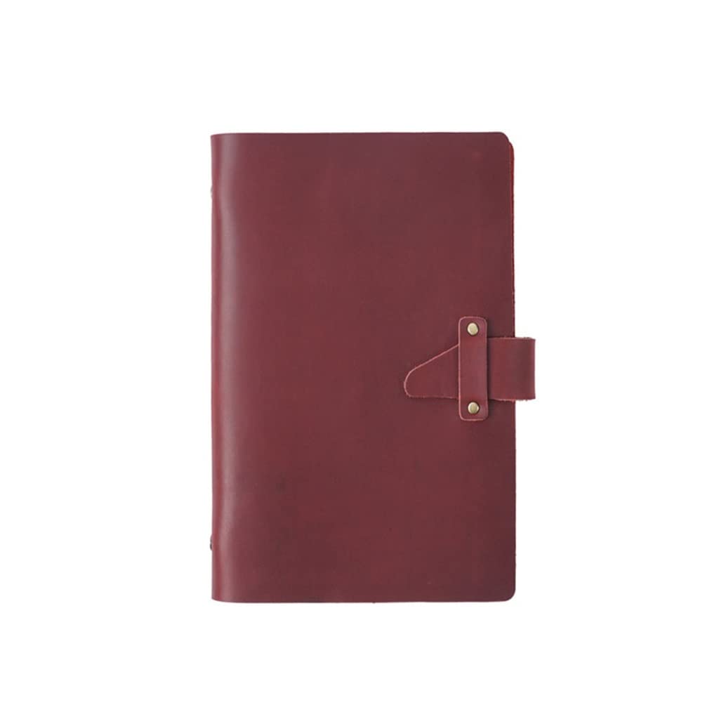 MVNOIRE Leather Notebooks and Journals A5A6 Retro Spiral Binder Planner Diary Office Business Stationery