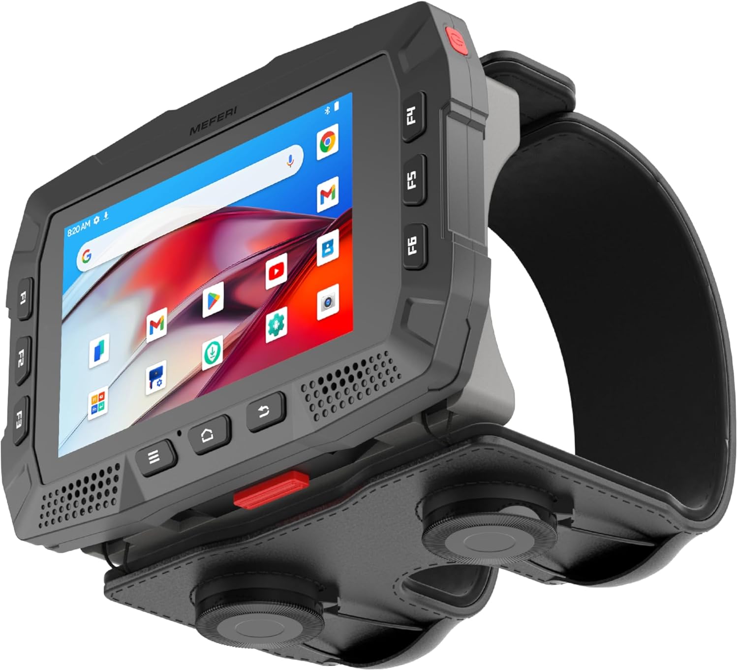 MEFERI ME10 Wearable Computer, Android 13, Wi-Fi 6, Qualcommn Octa-core, Data Collection Terminal IP65 Waterproof Rugged PDA Device, BT/NFC, Touch Panel, 4