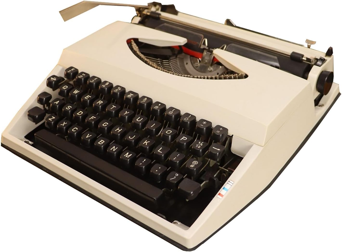 Retro Manual Typewriter - Classic Vintage Style Word Processor for Home, Bookstore, and Vintage Atmosphere Furnishings - Ideal for Unique Decor and Old Object Collectors