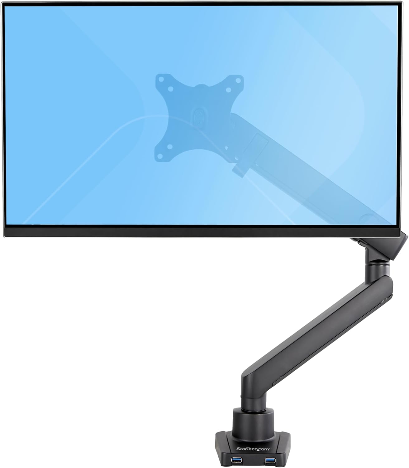 StarTech.com Desk Mount Monitor w/with 2X USB 3.0 Ports for VESA Display up to 34