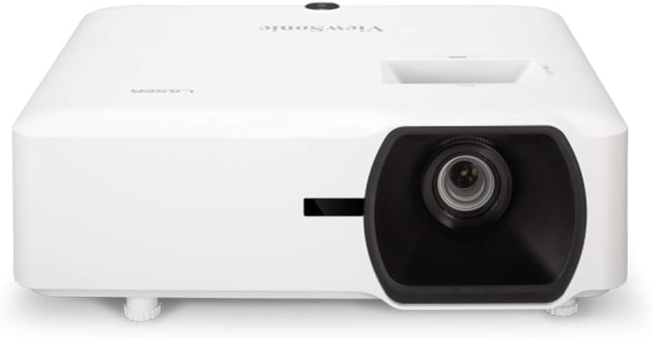 ViewSonic LS750WU 5000 Lumens WUXGA Networkable Laser Projector with 1.3x Optical Zoom Vertical Horizontal Keystone and Lens Shift for Large Venues