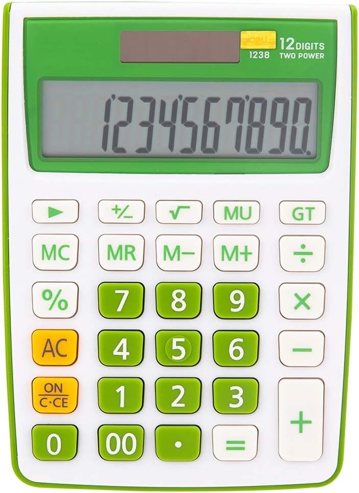 DUYHBAWRS Calculator Calculator Office Desk Calculator Color Cute Calculators Power Business Supplies Electronic Programmer(C)
