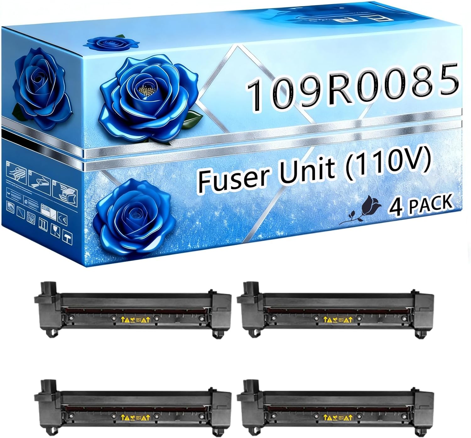 BIVOL Compatible Fuser Unit (110V) Replacement for Xerox 109R00850 High Yield 350000 Pages AltaLink B8065 B8075 B8090 Printers (4 Pack Black)