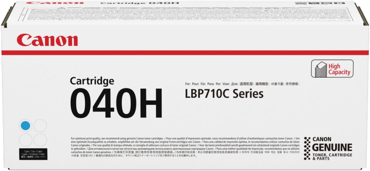 Canon Toner Cartridge, Cyan (CRTDG040HC)