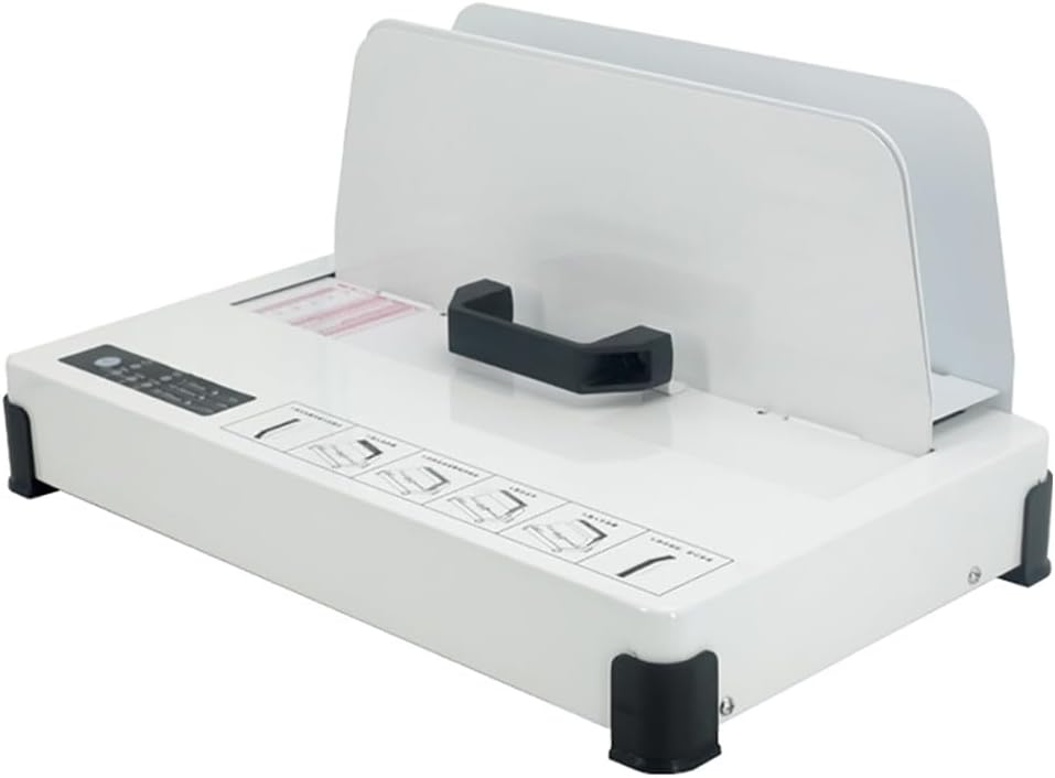 JKSVTF Thermal Binding Machine, Electric Hot Melt Book Binder with 3 Levels of Temperature Adjustment, Maximum Binding Thickness 50mm, for Tenders, Insurance Policy Contracts, Reports