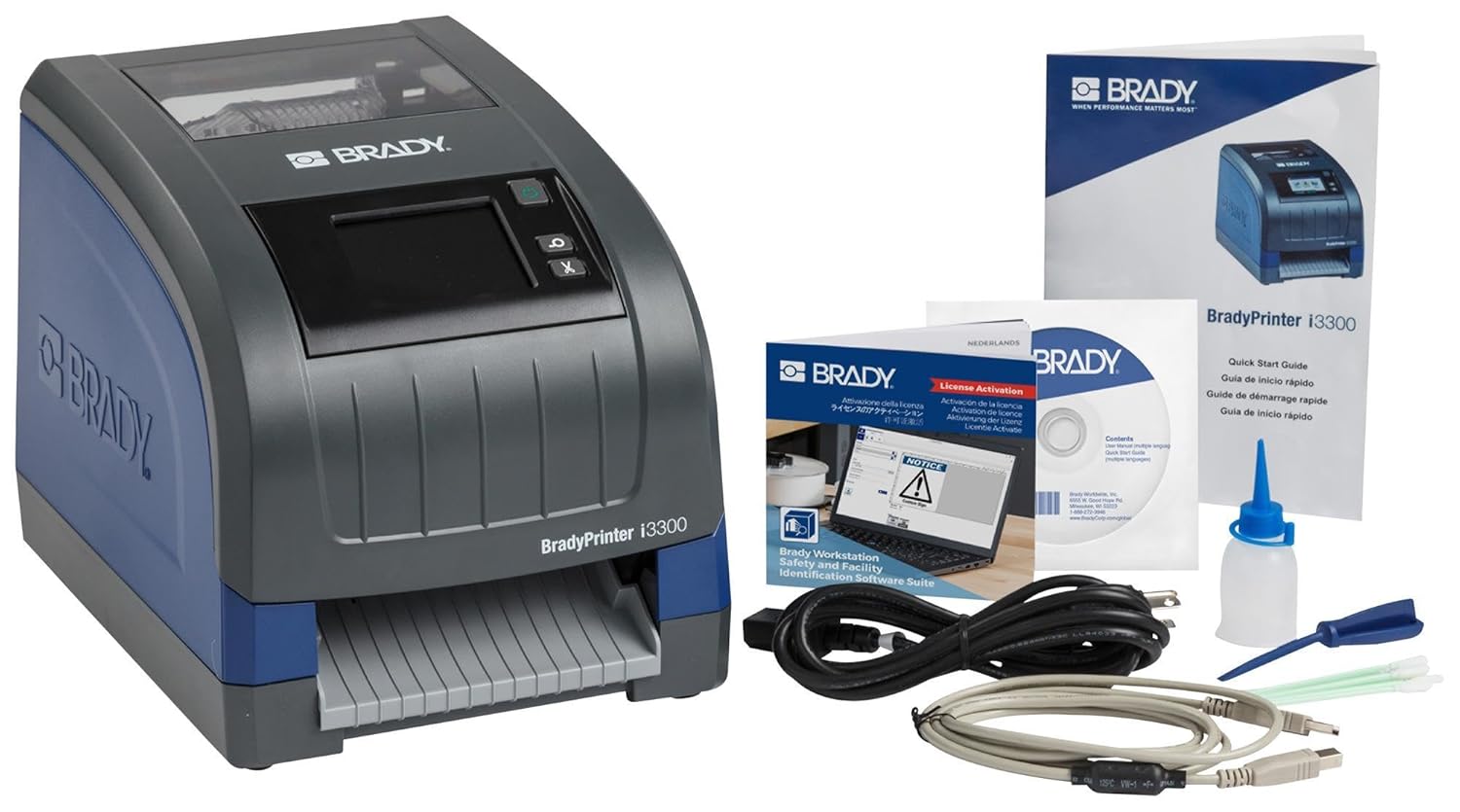BradyPrinter i3300 Industrial Label Printer Brady Workstation SFID Software Ste