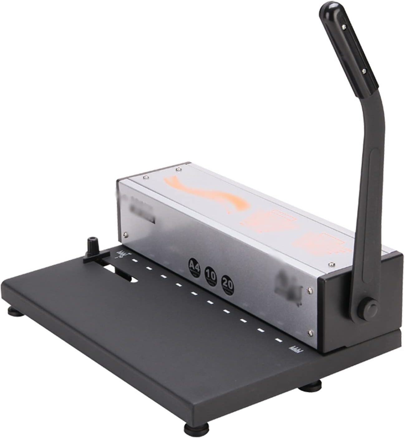 UOOD 10 Holes Manual Coil Binding Machine Book Binding Machine Punching Machine Office Desktop Tool