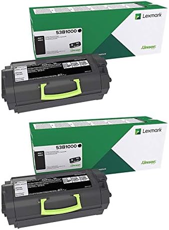 Lexmark 53B1000 MS817 Black Toner Cartridge 2-Pack
