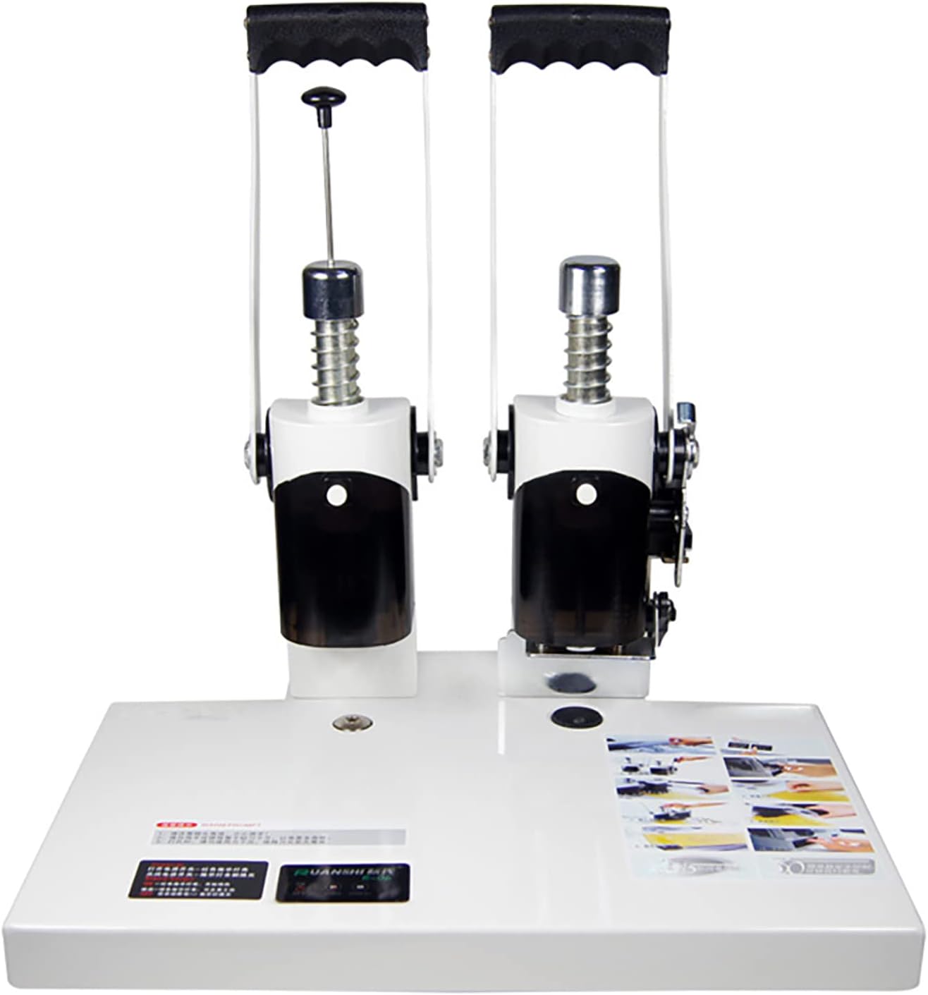 JIQHOHX Automatic Hot-Melt Punching Binding Machine, Hot Melt Riveting Tube Binding Machine, 1-40MM Binding Thickness, 15 Seconds Fast Binding, for Contract Document Invoice Folder