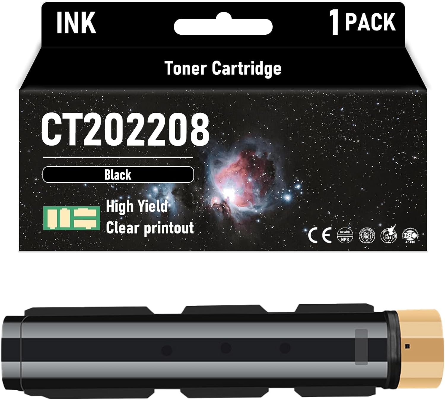TYBDGXD CT202208 High Yield Black 76000 Pages Toner Cartridge Compatible for Xerox Compatible Replacement for Xerox 5080 6080 7080 Printers