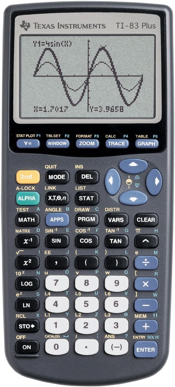 Texas Instruments TI-83 Plus Graphing Calculator - Teacher Pack of 10