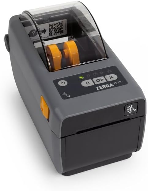 Zebra Direct Thermal Printer ZD411; 300 dpi, USB, USB Host, Ethernet, BTLE5, US Cord, Swiss Font, EZPL