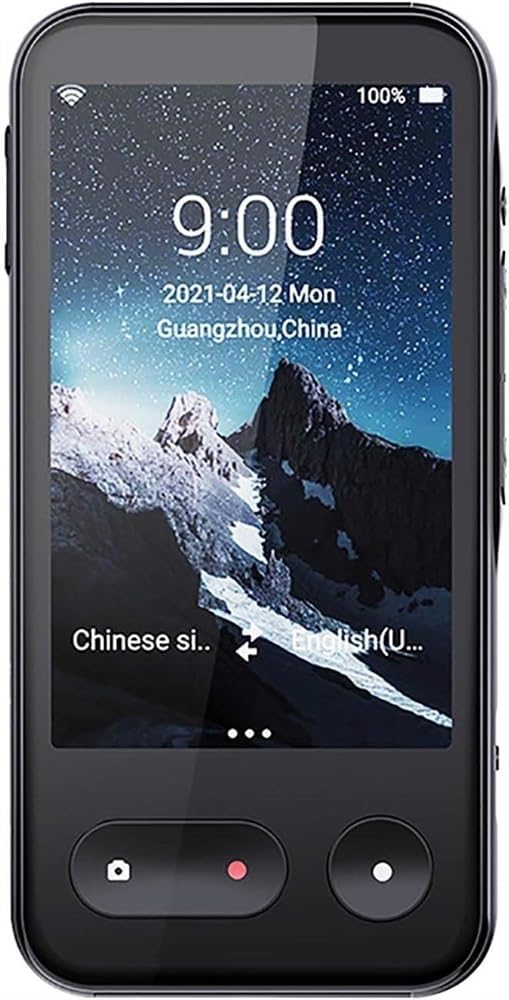 EliteBloom Portable Languages Two Way Instant Voice Translator, Portable Two Way Voice Interpreter, Portable Foreign Language Translators Device,