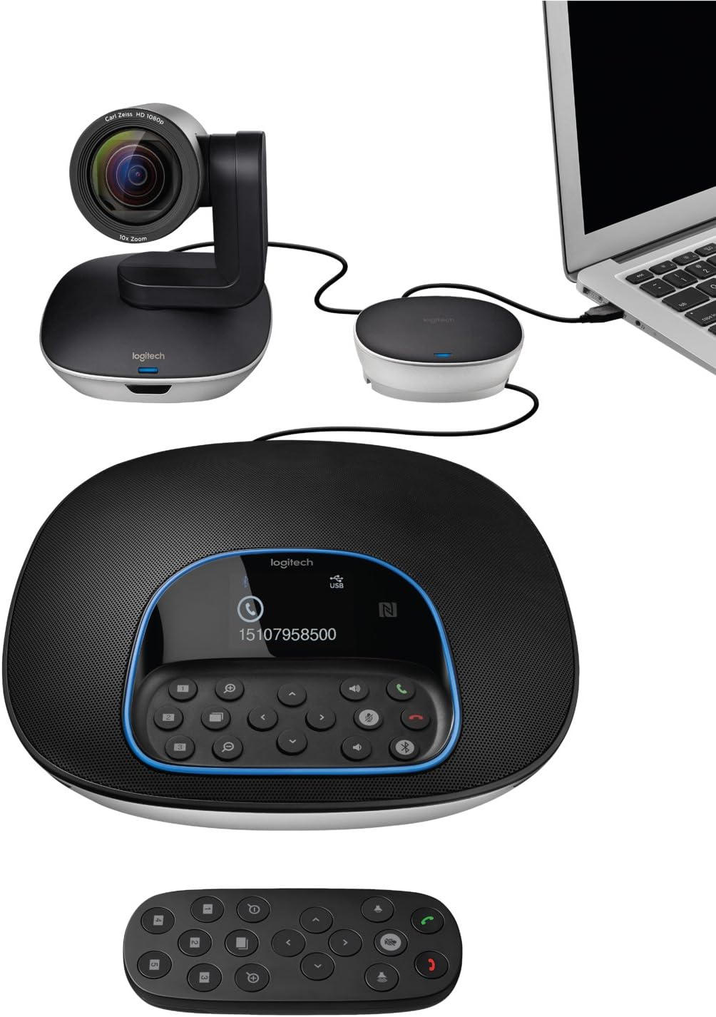 Logitech Group HD Video and Audio Conferencing System for Big Meeting Rooms