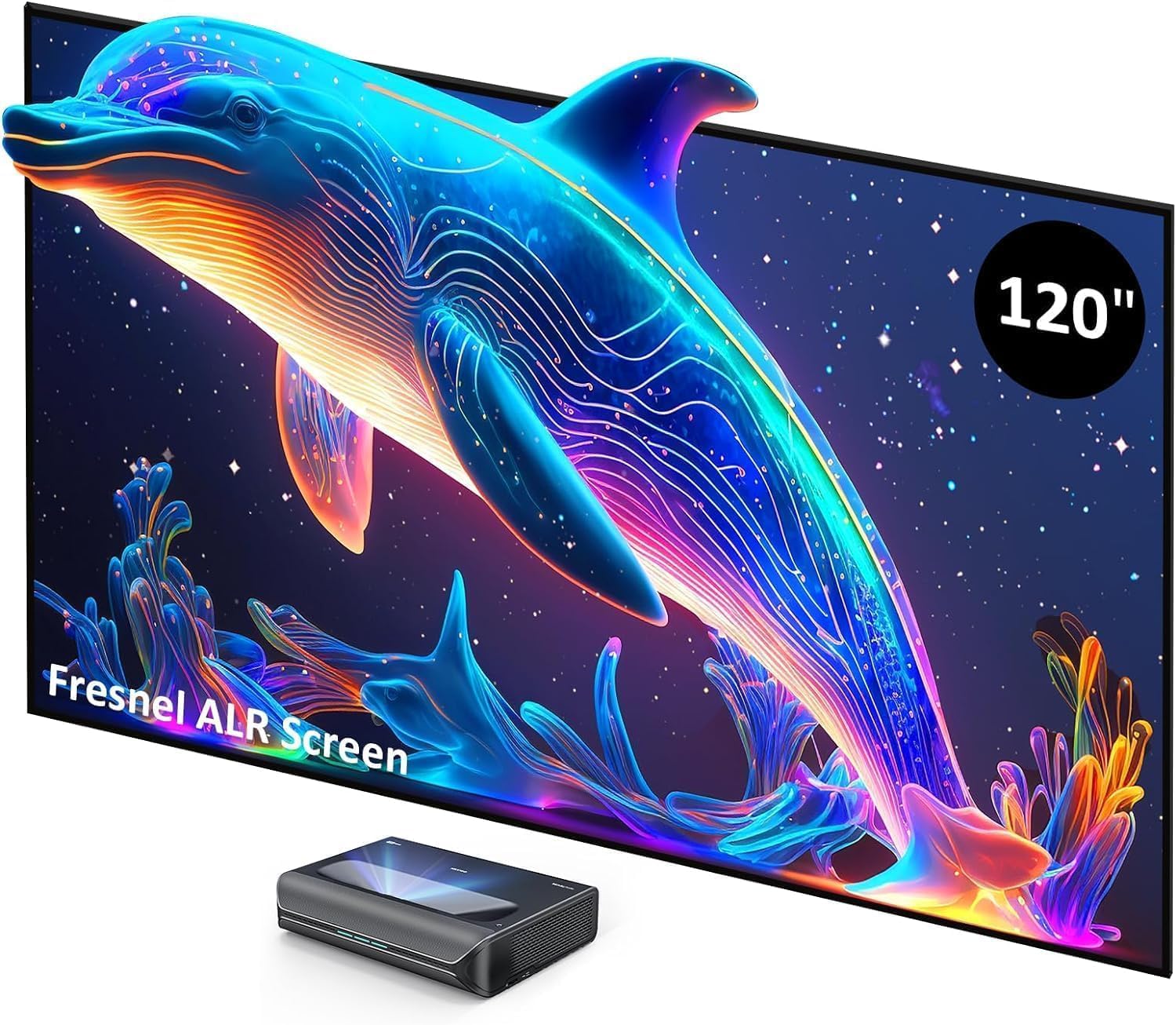 NexiGo Aurora Pro 4K Laser TV, with 120