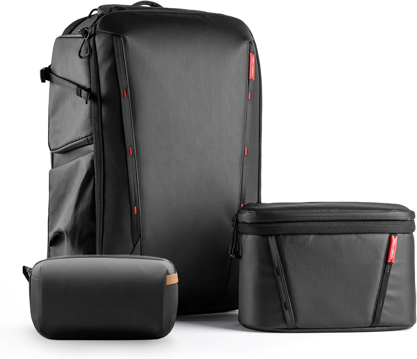 PGYTECH OneMo 2 35L Camera Backpack+Tech Accessories Pouch Waterproof Small Electronics Organizer Bag Tech Organizer Pouch for Cables, Phone Batteries, Photography SD card