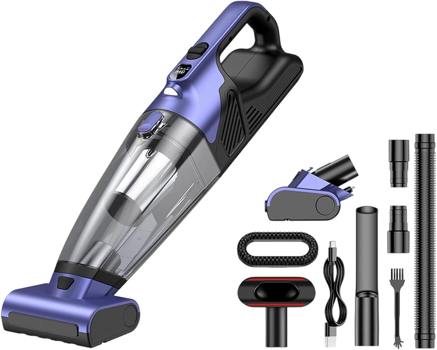Yhplxyuus 10KPA Vacuuming Household Strong Suction Floor Mopping Machine Handheld Vacuuming Handheld Vacuum