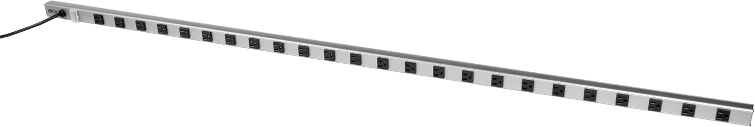 Tripp Lite 24-Outlet Surge Protector Power Strip, 15 Foot / 4.57 Meter Long Cord, Metal Housing, 1650 Joules, 15A Resettable Circuit Breaker, Lifetime Manufacturer's Guarantee (SS7619-15)