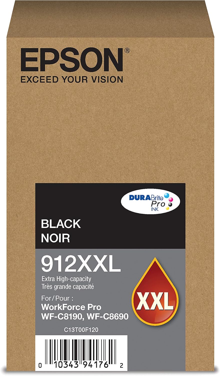 Epson DURABrite Pro T912XXL120 -Ink -Cartridge - Extra High Capacity Black