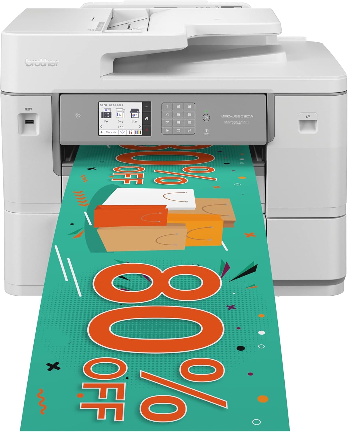 Brother MFC-J6959DW Professional A3/Large Format Inkjet, W128348727 (A3/Large Format Inkjet Wireless All-in-one Printer)