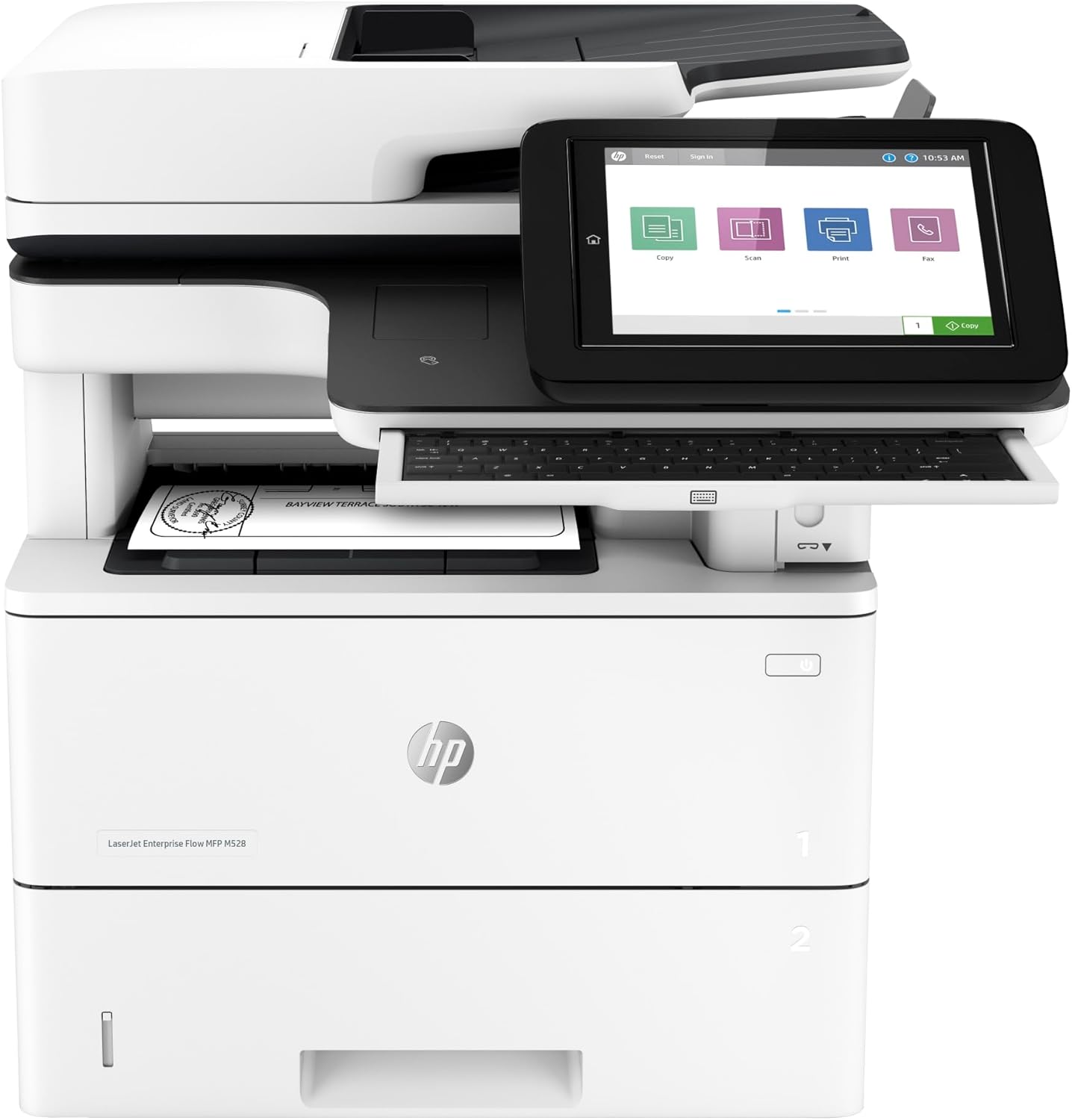 HP LaserJet Enterprise MFP M528z Wireless Monochrome All-in-One Printer with Built-in Ethernet & 2-Sided Printing (1PV67A)