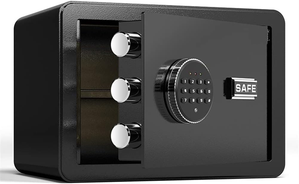 KG7HQRP Cabinet Safes Safe Box for Home Electronic Password Office All-Steel Anti-Theft Wall Small Safe with Lock for Home Office Hotel 35 * 25 * 25CM (Color : A) (B)