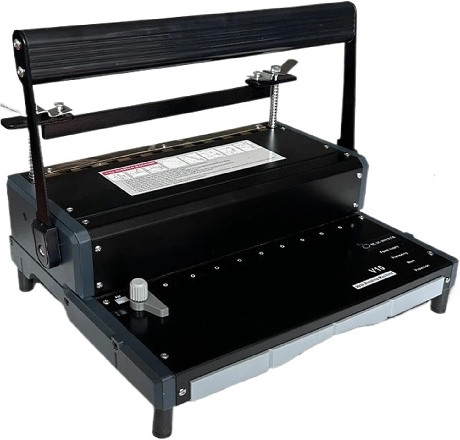 Binding Machine, DC-2010 10 Tooth Circular Hole Weile Punching and Binding Machine