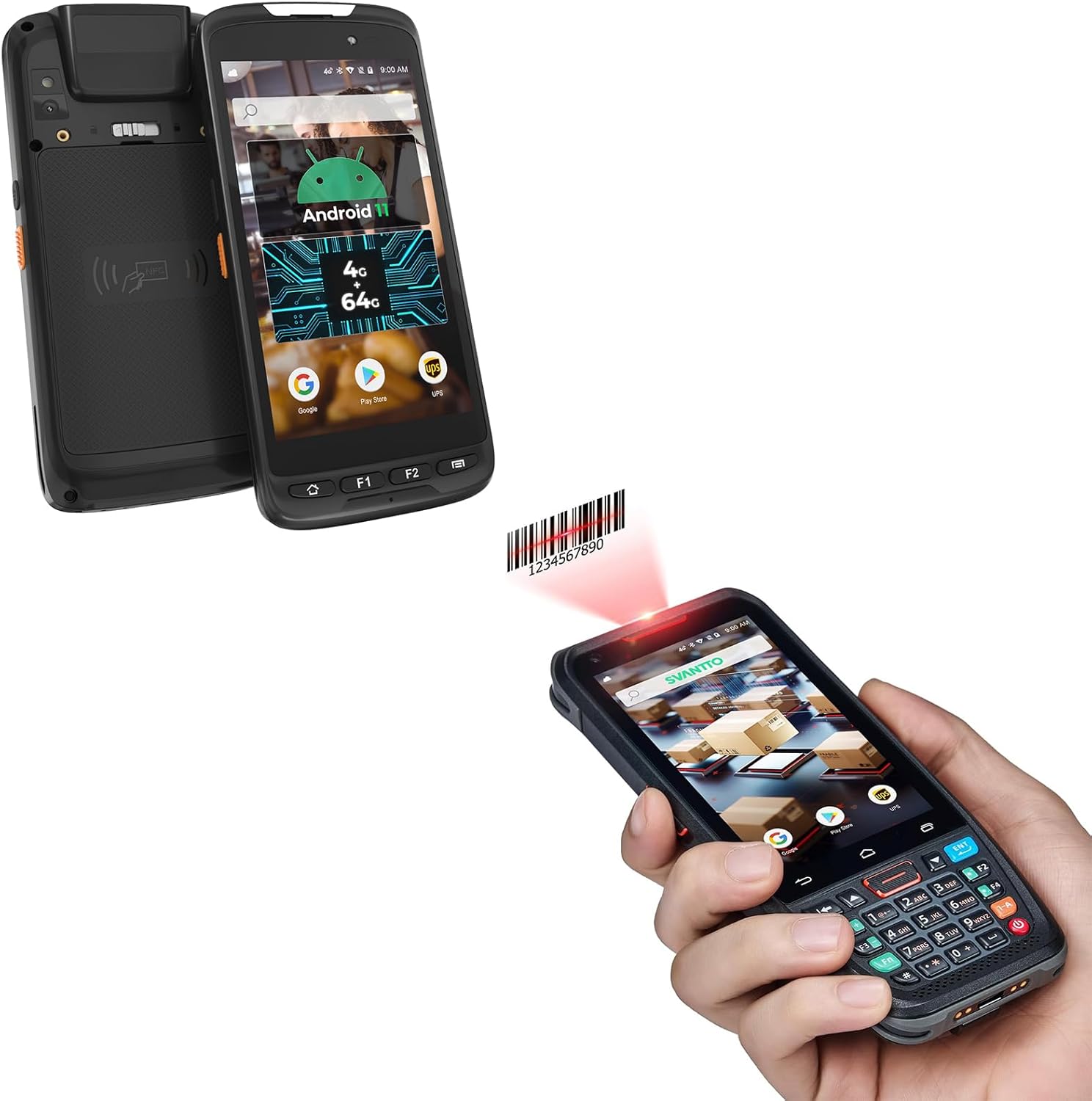 SVANTTO Android Barcode Scanner, IPDA062 and IPDA061