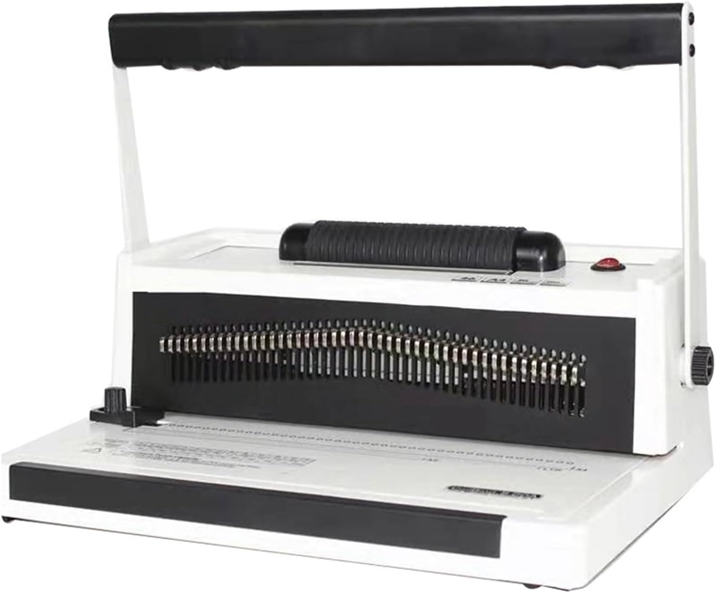 Binding Machines, S20A Electric Card Loose-Leaf Punching Machine Spiral Plastic Ring Binding and Punching Machine Single Coil Binding Machine