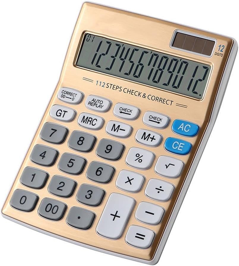 Calculator Solar Powered Computer Office Finance Student Stationery Calculator