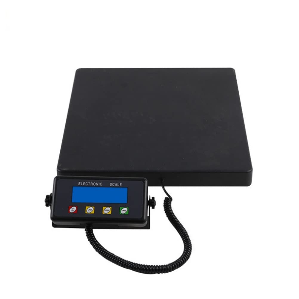 Foldable Scale Weight Electronic Platform High-Definition LCD Display Digital Floor for Luggage Shipping Package Computing Postal Shop Weighing (Size : 300kg/50g) (300kg/50g)