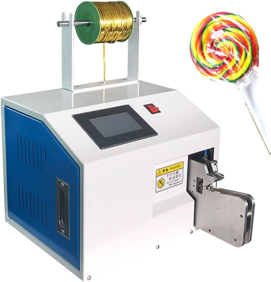 HYUIO Automatic Twist Tying Machine,Wire Twist Tie Binding Tying Machine w/Digital Screen,Commercial Bag Sealers Wire Cable Tie Machine,for Binding Bread