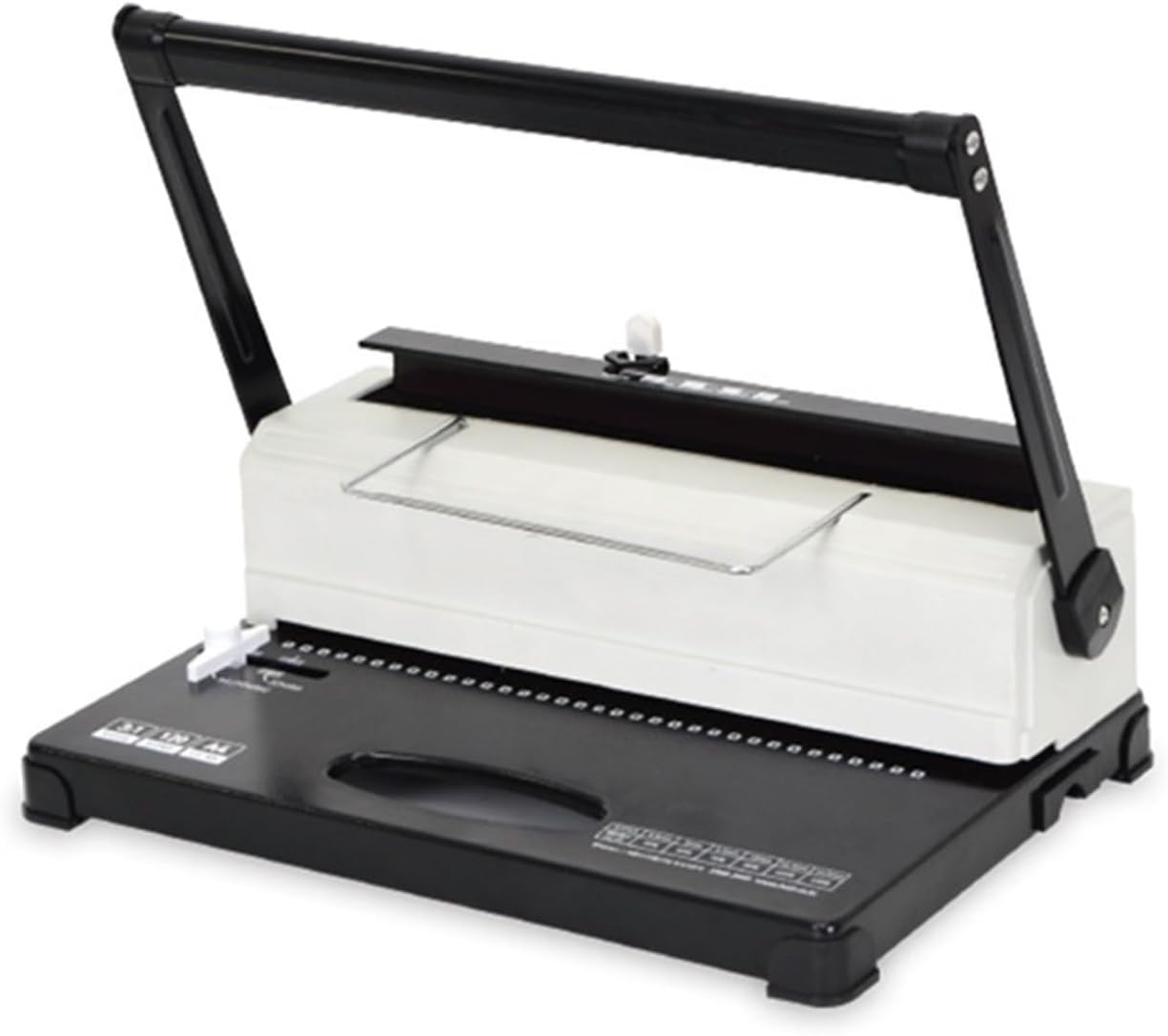 Binding Machine, 3Pcs Double Coil Punching Binding Machine A4 Notebook Album Calendar Office Text Iron Ring,Spiral Binding Machine