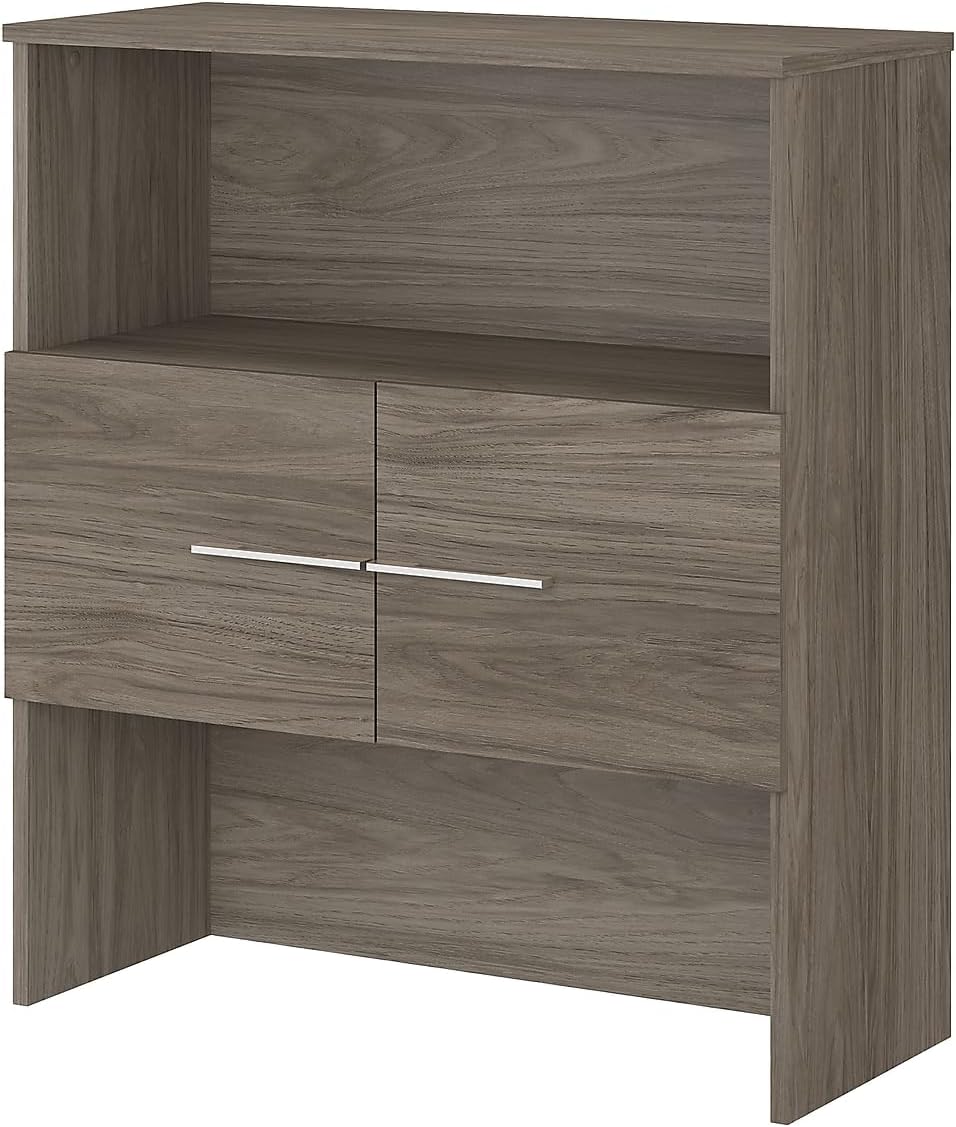 Bush Business Furniture Office 500 36W Bookcase Hutch, Modern Hickory