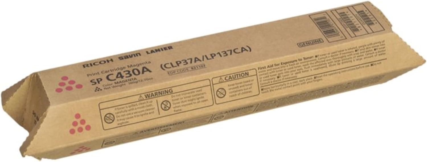 Ricoh SP C430A Original Toner Cartridge - Laser - 21000 Pages - Magenta - 1 Each