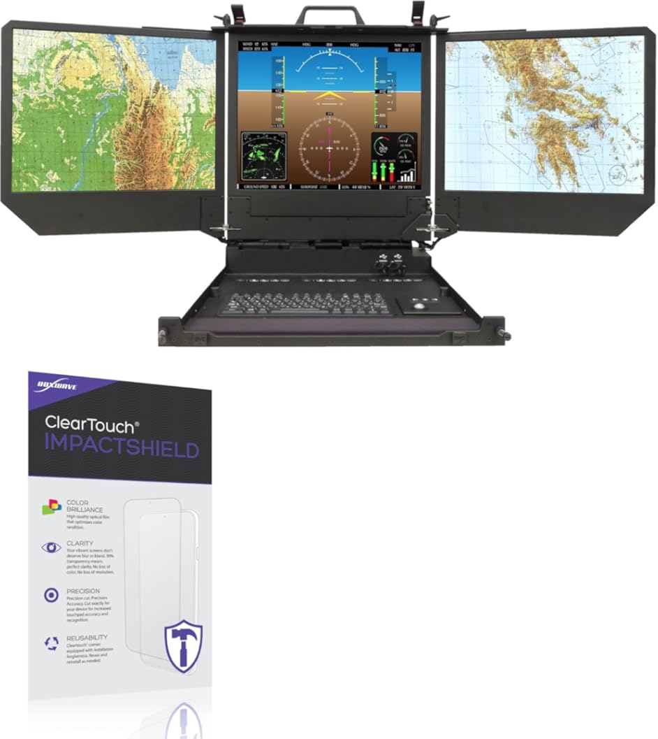 BoxWave Screen Protector Compatible With Neuro Logic Systems CSC-3L-19 - ClearTouch ImpactShield (2-Pack), Impenetrable Screen Protector Flexible Film