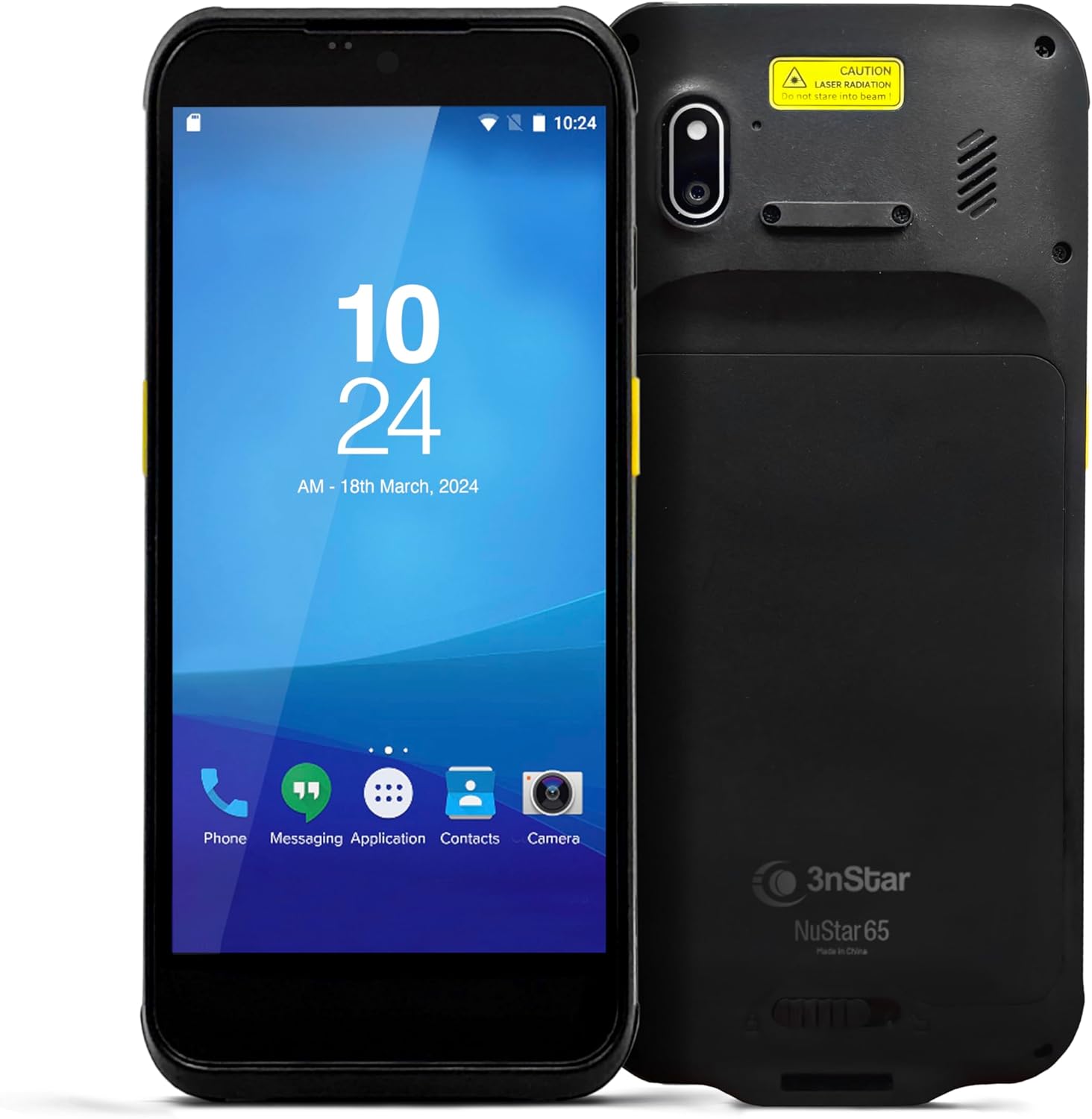 3nStar NuStar 65 Rugged Handheld Mobile Computer & Data Collector, Android 14, 2D Imager, 6.5