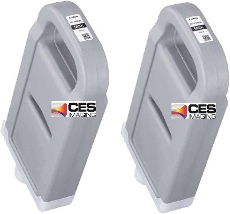 Canon PFI-740MBK 2-Pack Matte Black 700ml Ink Tank in Retail Package TZ-30000