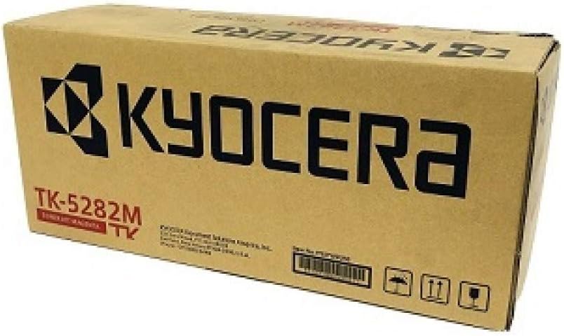 Kyocera 1T02TWBUS0 Model TK-5282M Magenta Toner Kit for use ECOSYS M6235cidn, M6635cidn and P6235cdn A4 Multifunctional Printers; Up to 11000 Pages Yield at 5% Average Coverage