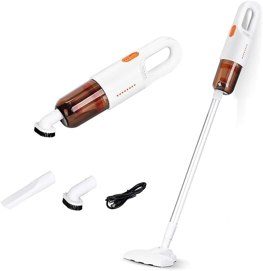 Handheld Vacuum Clean,Upright Vacuum Cleaner Light Weight Cordless Stick Vacuum Cleaner, Powerful Suction Handheld Upright Rechargeable Cordless Vacuum Cleaner with HEPA Filter, Stick Vacuum for Pet H