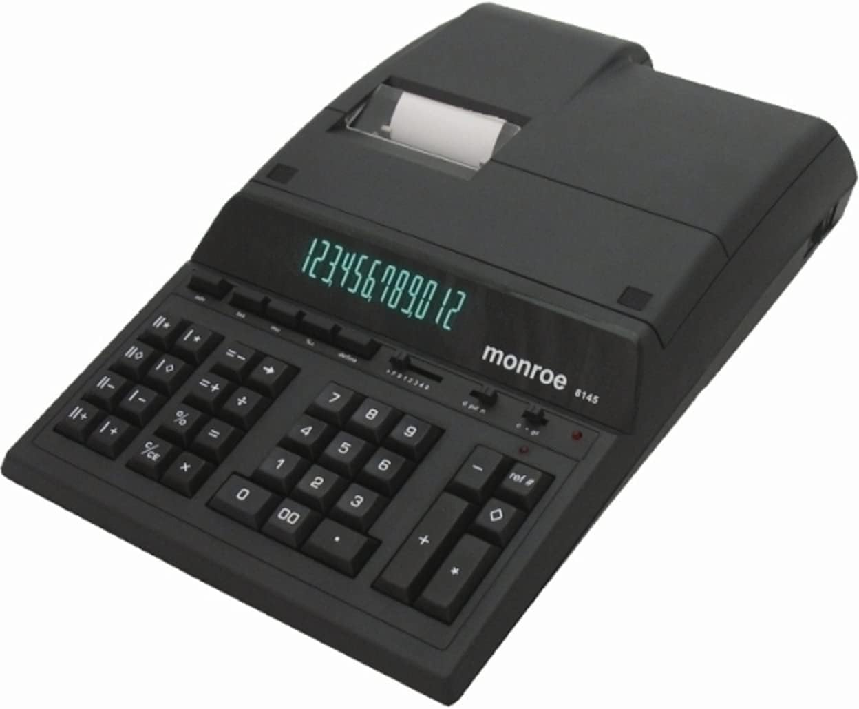 Monroe 8145 Heavy-Duty Standard Desktop Printing Calculator, 14 Digits, 5.0 Lines per Second.12