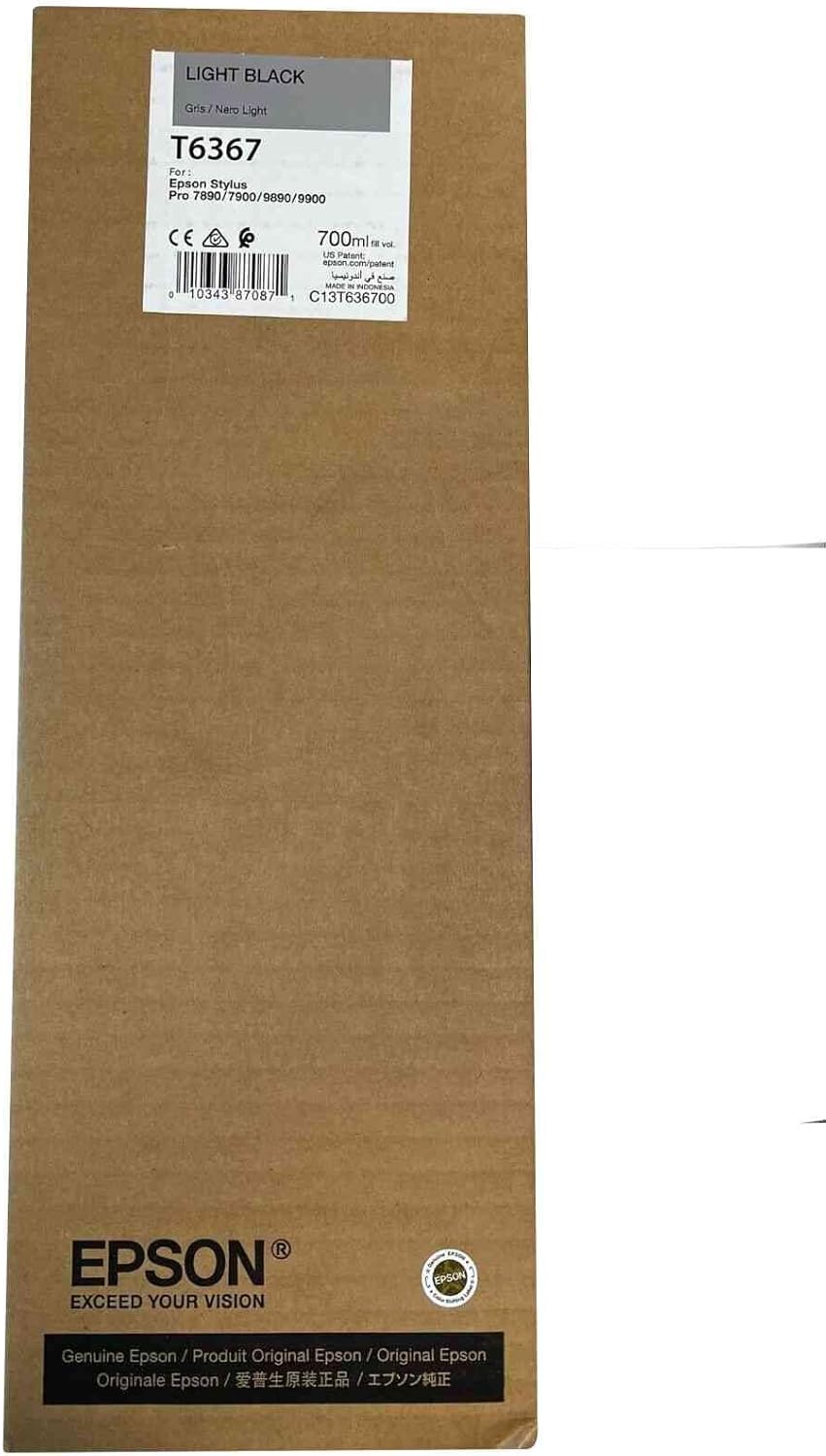 EPSON T6367 LIGHT BLACK INK CARTRIDGE 700ML 2015