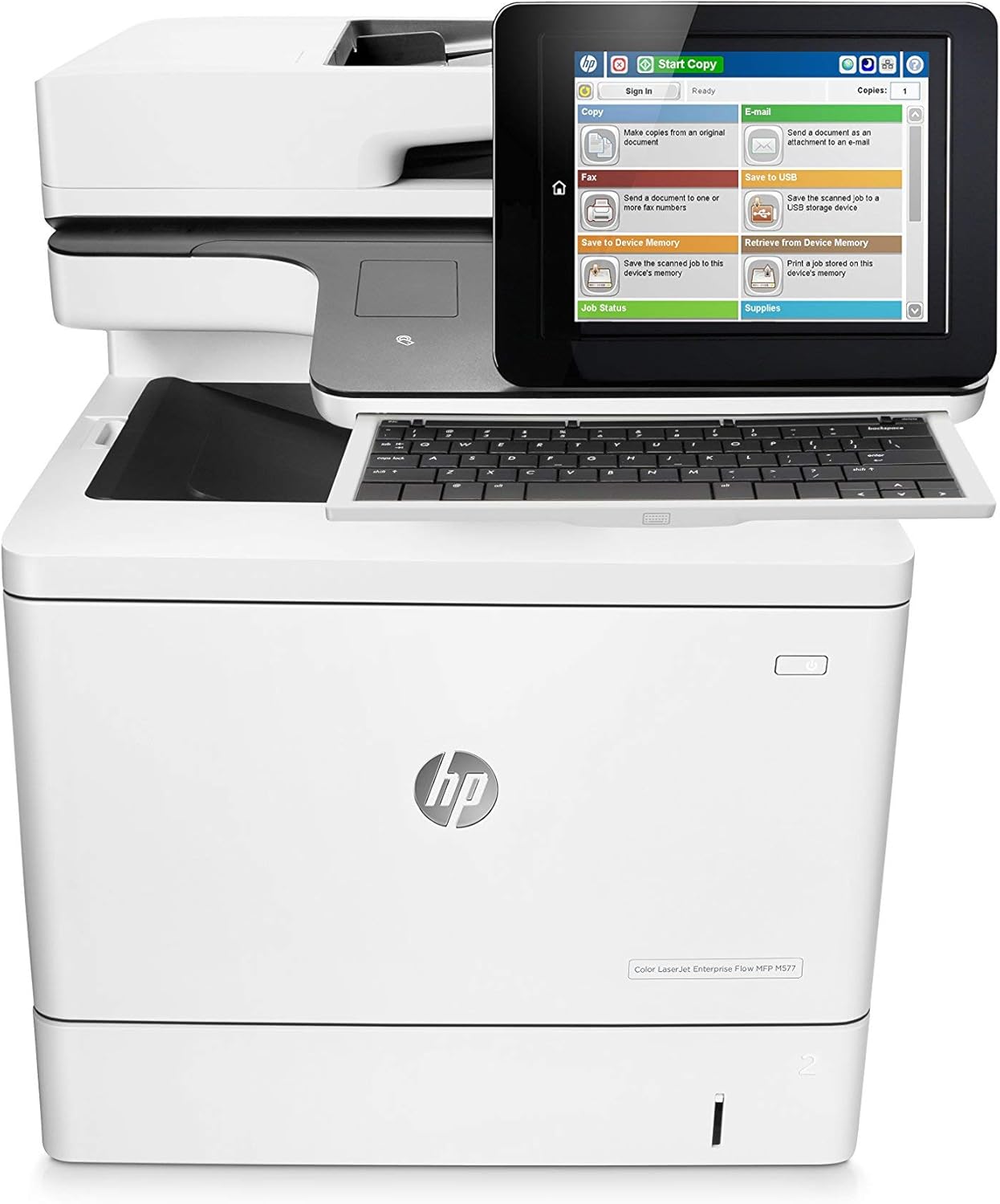 HP Color LaserJet Ent Flow MFP M577z Prntr:US/CA/LA (Renewed)