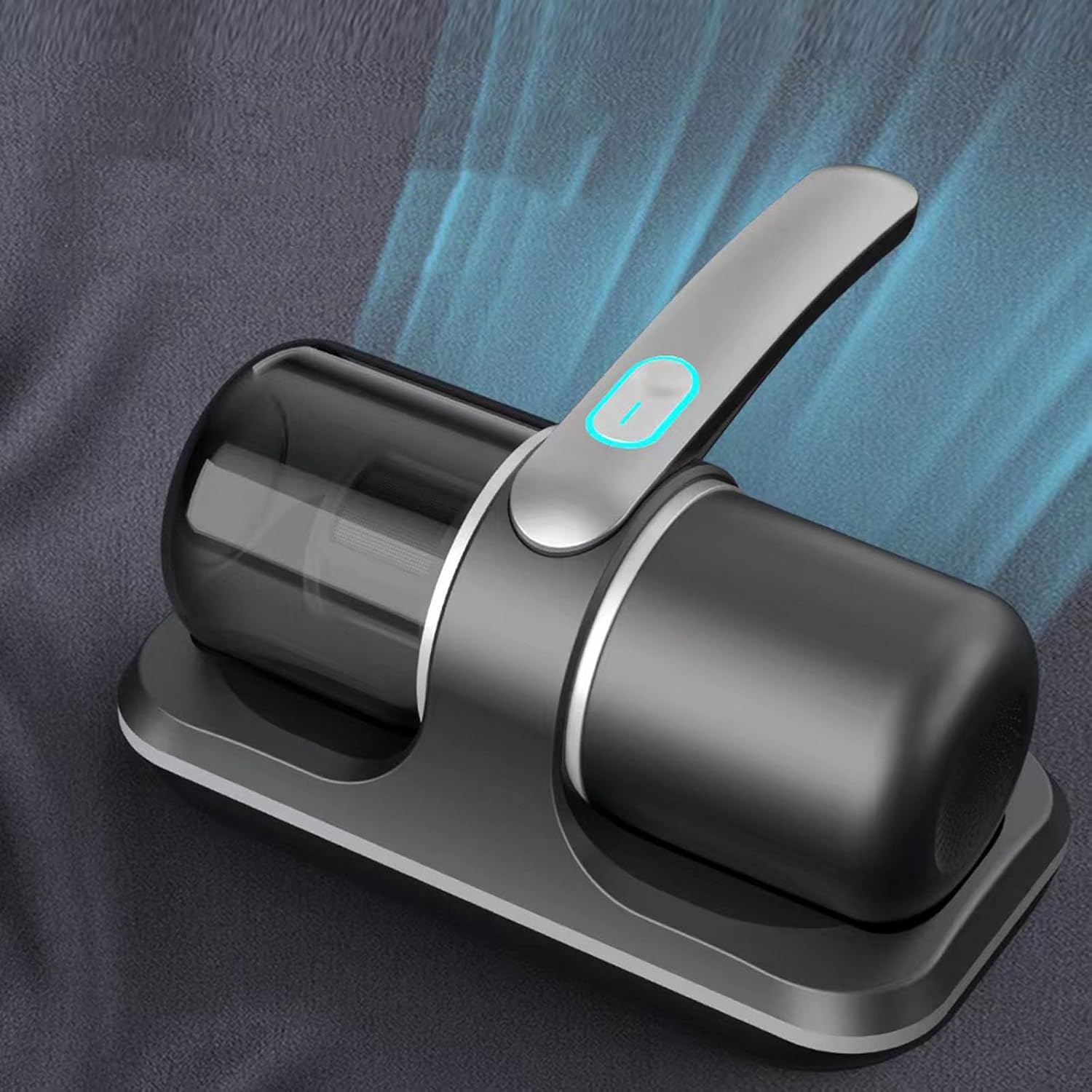 NUNETH Handheld Vacuum Cordless Rechargeable,8kpa Suction,Strong Double Beat Mode, 8000 Beats Per Minute - Powerful Vacuum Cleaner for Mattress,Sofa & Carpets (Silvery)