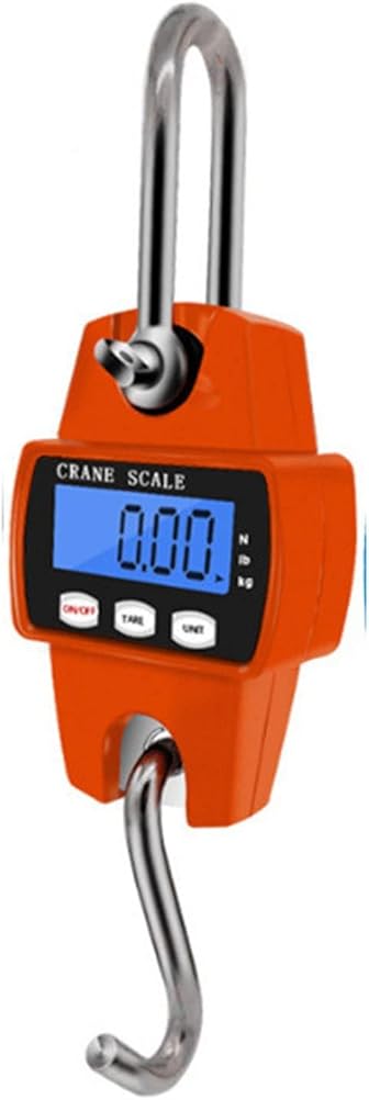 Feilx Luggage Scale Portable Digital Hanging Scale for Travel,Digital Electronic Hook Hanging Scales Loop Weighing Balance Digital Travel Postal Fishing Hook Scale (Color : A)