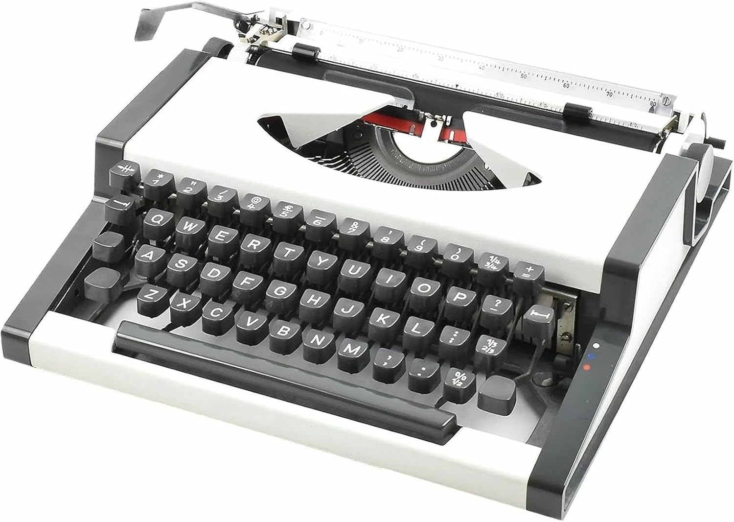 MNJVCFDS Vintage Manual Typewriter - Small Portable Machine for Creative Use, Ideal for Writers and Scholars, Perfect Vintage Collector’s Item with Timeless Charm